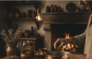 Houdinio triukai virtuvėje: ką garsūs istorijos vyrai gamindavo laisvalaikiu ir ko iš jų galime pasimokyti? vyras gamina senais laikais