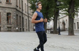 Ėjimas atbulomis: netikėta nauda Jūsų kūnui ir protui jaunas vyras eina atbulomis