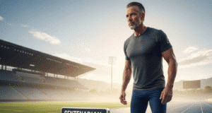 Šimtamečio dekatlonas: ar esate pasiruošęs svarbiausioms savo gyvenimo varžyboms? vyras prie starto linijos