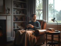 Vyro „ola“: kodėl tau būtina tyla ir kaip dėl to nesipykti su moterimi vyras sėdi savo kamrayje ir mėgaujasi ramybe