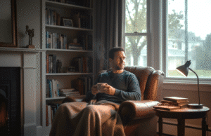 Vyro „ola“: kodėl tau būtina tyla ir kaip dėl to nesipykti su moterimi vyras sėdi savo kamrayje ir mėgaujasi ramybe