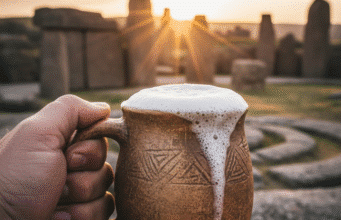 Alus: daugiau nei gėrimas, tai civilizacijos istorija vyro ranka senovėje laiko alaus bokalą