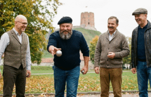 Pamirškite „geležies kilnojimą“: kodėl stabilumas ir jėga yra jūsų svarbiausias ilgaamžiškumo pamatas? pusamžiai vyrai žaidžia petankę