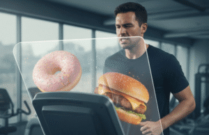 5 populiariausi mitai apie riebalų deginimą: kodėl jūsų pastangos gali būti veltui vyras sportuoja ant bėgimo takelio