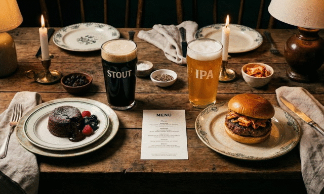 alus ir derantys patiekalai ant stalo