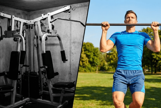 Kūno svorio treniruotės: kodėl jos veikia geriau nei treniruokliai kūno svorio treniruotės ir treniruoklis salėje