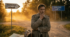 Aistros spąstai: Kodėl patarimas „daryk tai, kas patinka“ gali pakenkti jūsų karjerai vyras stovi kryžkelėje ir rankasi tarp pareigos ir svajonės